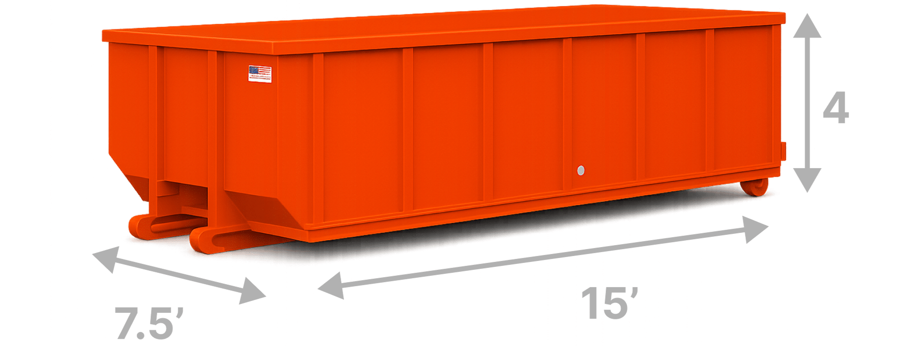 15 yard dumpster 2 Alpha dumpster size 15yd