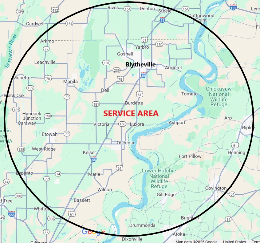 Blytheville 5 Blytheville ar service area