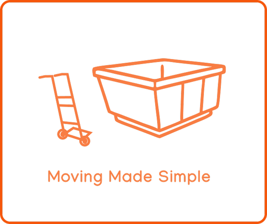 Residential dumpster rental for moving