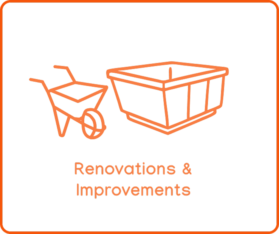 Hattiesburg 8 Residential dumpster rental for renovations